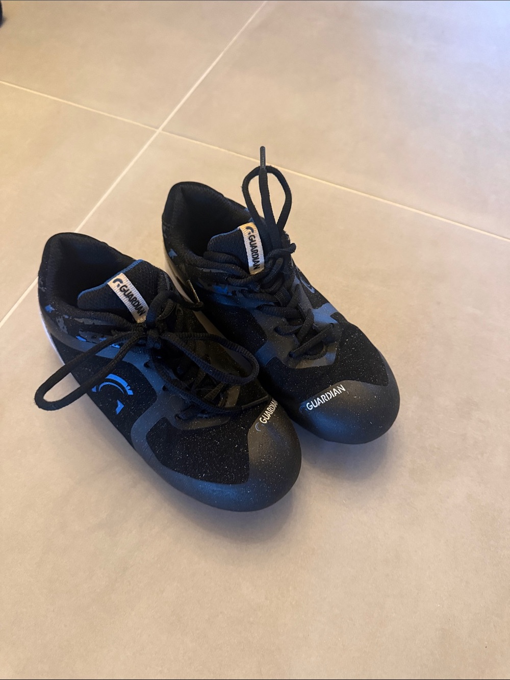 Guardian Boys Black Soccer or Baseball Cleats